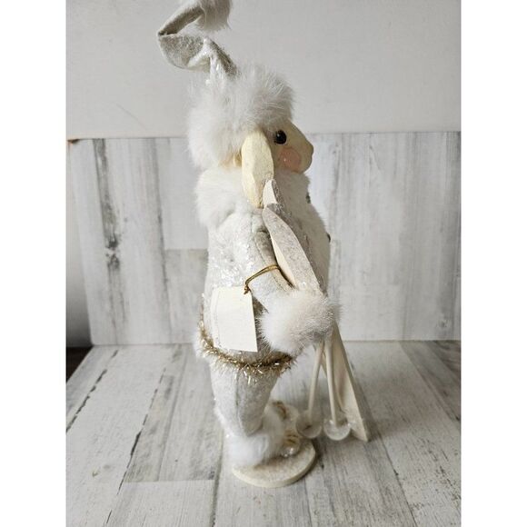Bethany Lowe bunny skier skiing large tree Xmas decor - Picture 6 of 8